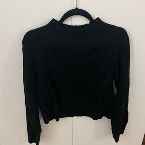 H&M Black Mockneck Sweater
